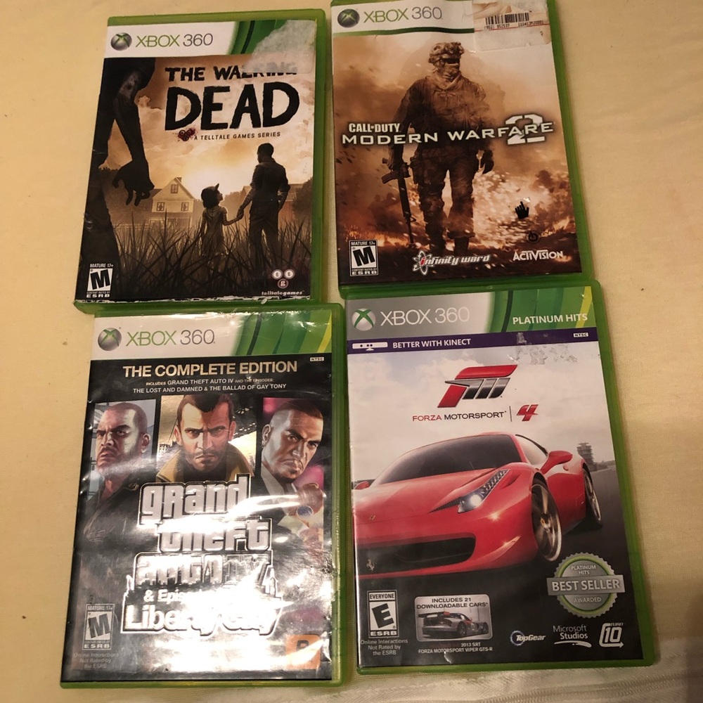 Xbox 360 Various Video Games